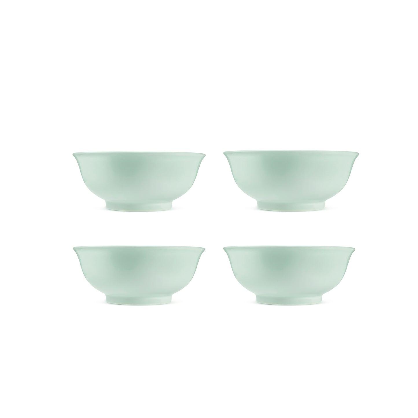 4-piece 30 oz Celadon Porcelain Soup Bowl Set, includes 4 bowls (7” diameter)