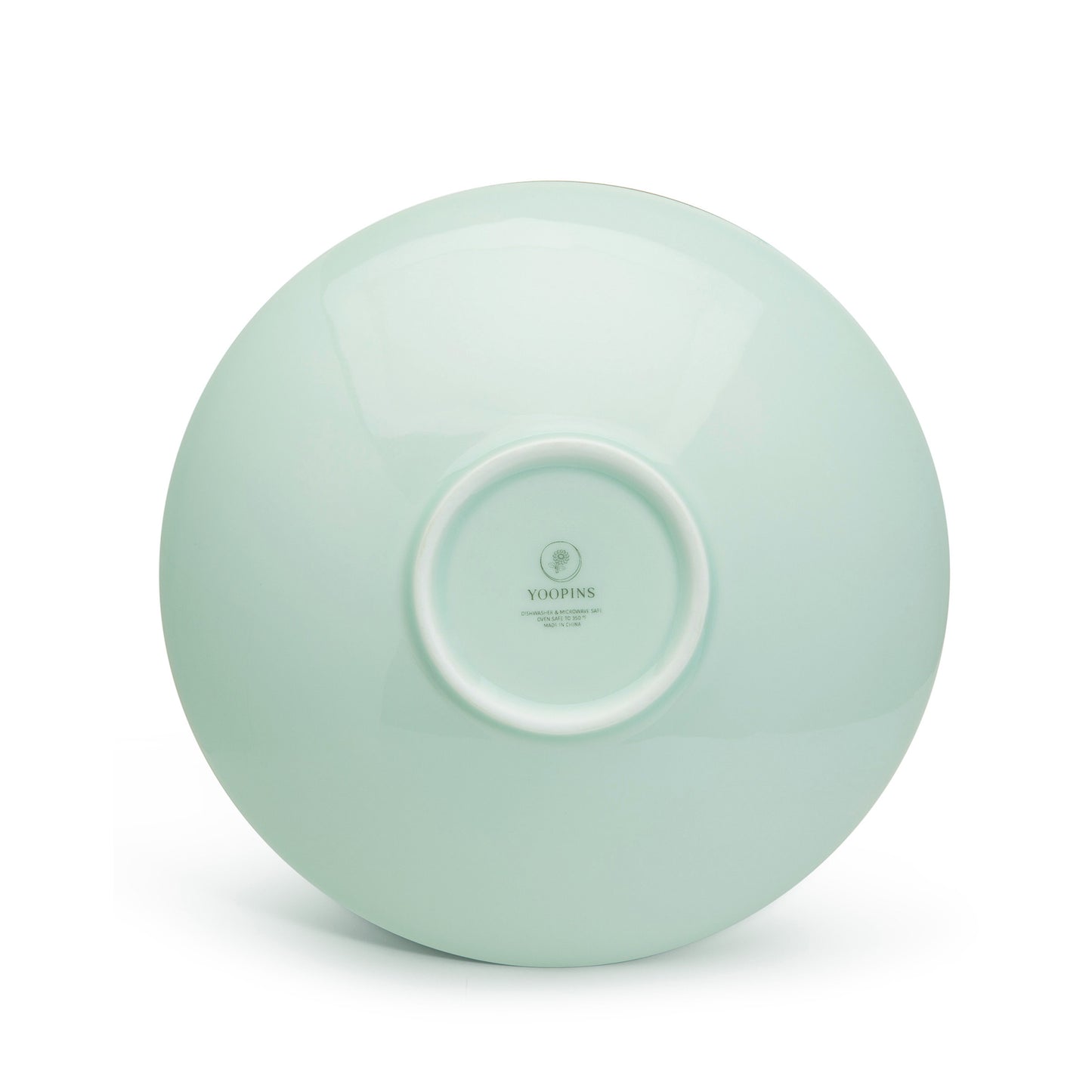 10" Celadon Glazed Porcelain Coupe Bowl