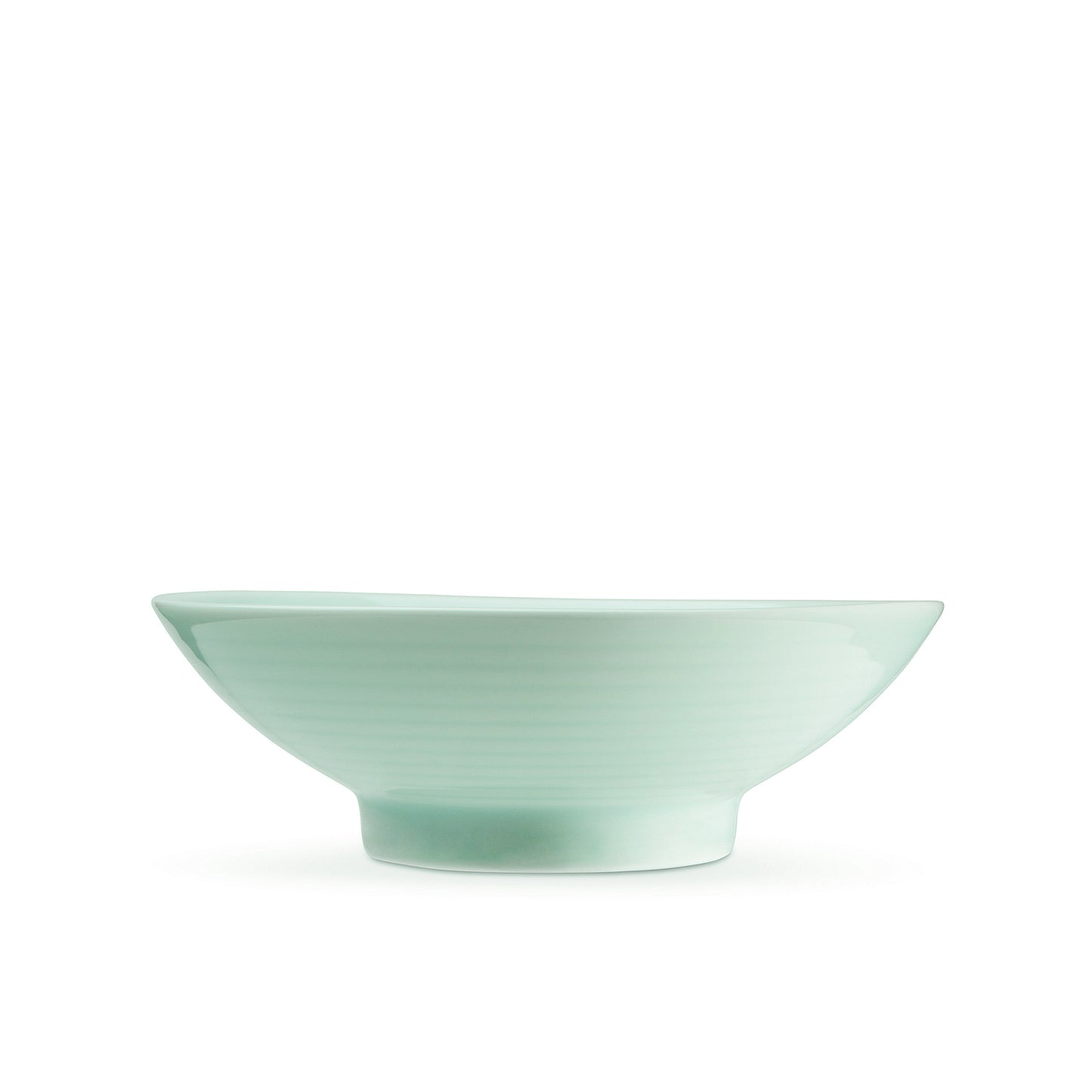 7" green celadon porcelain bowl, horizontal view, media 5 of 5