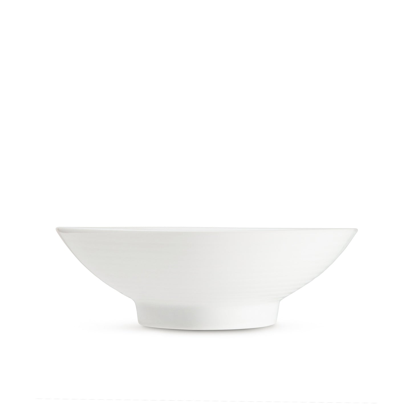 7" white porcelain bowl, horizontal view, media 4 of 4