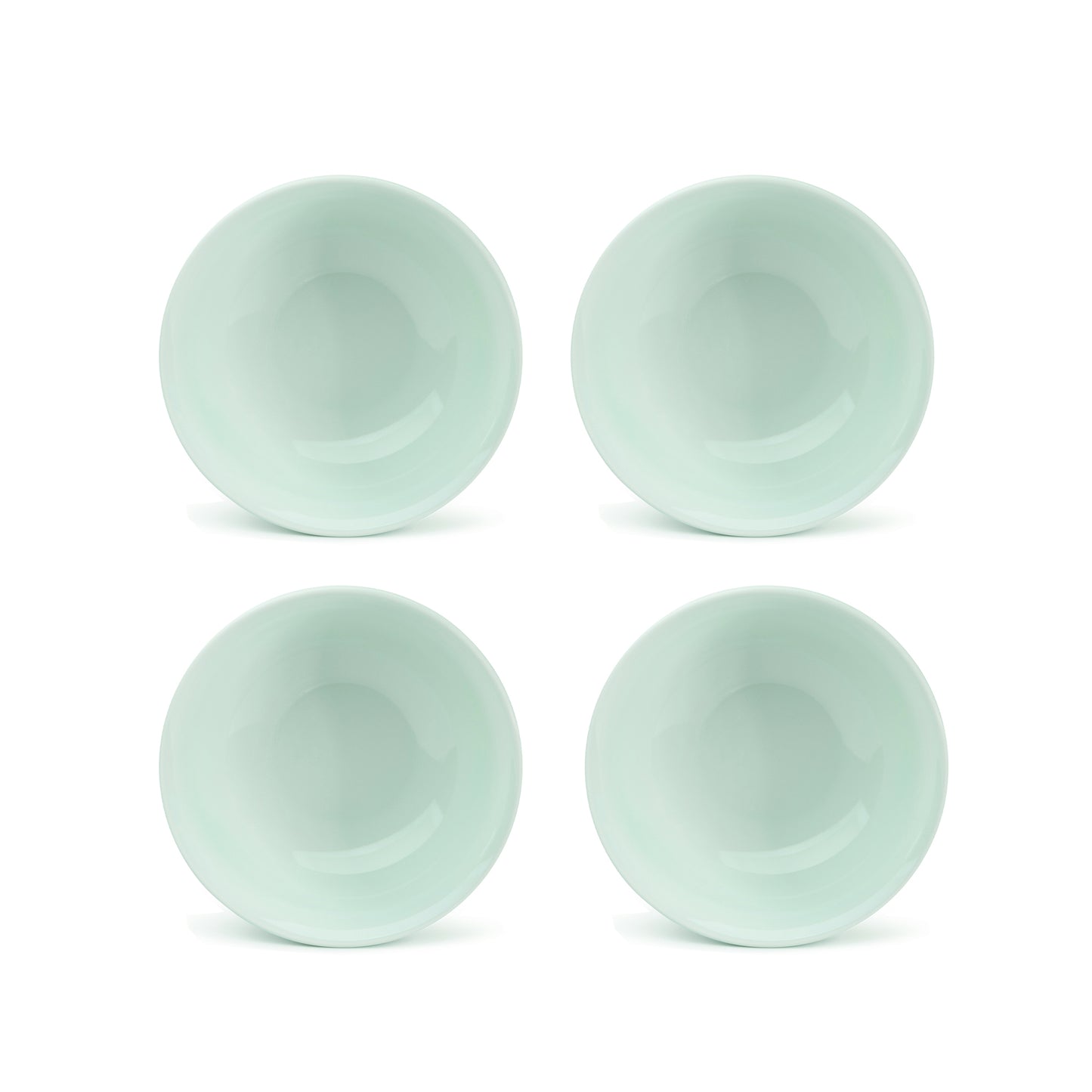 4-piece 30 oz Celadon Porcelain Soup Bowl Set, includes 4 bowls (7” diameter)